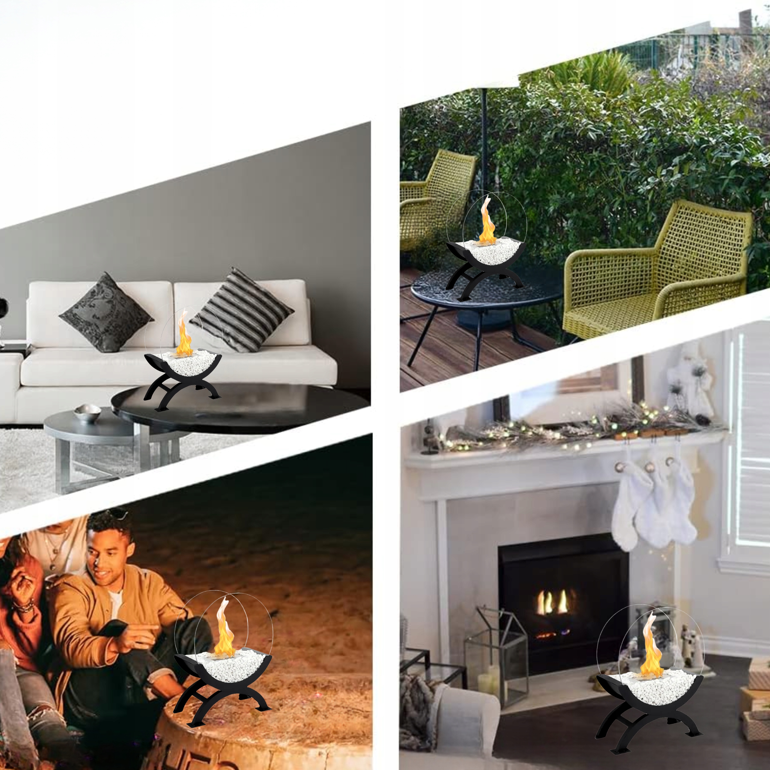 Biokominek wolnostojący podwyższony - obrazek 4